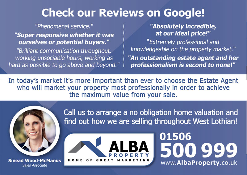 Alba Property Broxburn Advert